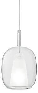 Ondaluce - Lustr na lanku THELMA 1xE27/15W/230V pr. 19,5 cm zlatá/čirá
