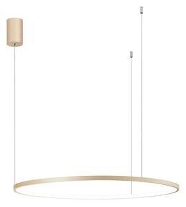 Ondaluce - LED Stmívatelný lustr na lanku SOEL LED/38W/230V pr. 80 cm zlatá