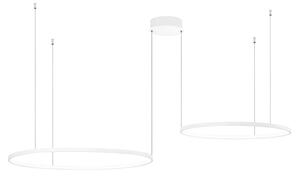 Ondaluce - LED Stmívatelný lustr na lanku SOEL LED/28W/230V + LED/38W bílá