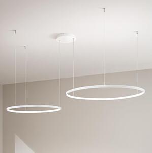 Ondaluce - LED Stmívatelný lustr na lanku SOEL LED/28W/230V + LED/38W bílá