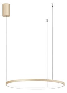 Ondaluce - LED Stmívatelný lustr na lanku SOEL LED/28W/230V pr. 60 cm zlatá