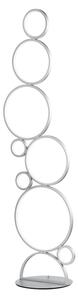 Ondaluce - LED Stmívatelná stojací lampa POIS LED/52W/230V 160 cm stříbrná