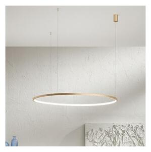 Ondaluce - LED Stmívatelný lustr na lanku SOEL LED/28W/230V pr. 60 cm zlatá