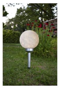 Venkovní kulaté solární LED svítidlo Star Trading Luna, ø 20 cm