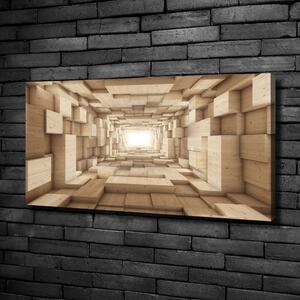 Foto obraz na plátně Dřevěný tunel oc-33419074