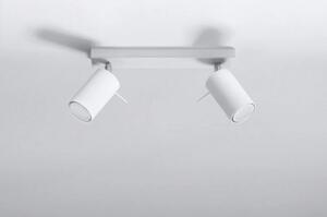 Bodové svítidlo SOLLUX Ring 2 GU10 2x40W bez zdroje SL.0088 bílá