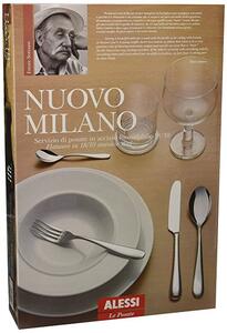 Alessi designové příbory Nuovo Milano (24 kusů, set pro 6 osob)