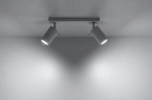 Bodové svítidlo SOLLUX Ring 2 GU10 2x40W bez zdroje SL.0088 bílá