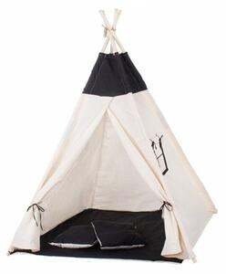 Teepee stan pro děti SPRINGOS Černý Wigwam
