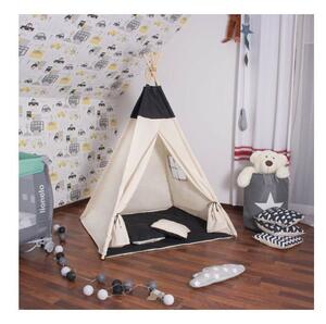 Teepee stan pro děti SPRINGOS Černý Wigwam