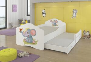 Dětská postel FROSO II, 80x160, vzor c2, lev