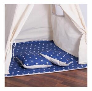 Teepee stan pro děti SPRINGOS Tmavě modrý s hvězdami