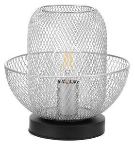 ONLI ONLI - Stolní lampa ZAIR 1xE27/22W/230V černá/stříbrná OL0204