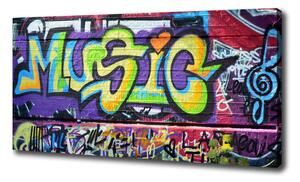 Moderní fotoobraz canvas na rámu Graffiti na stěně oc-35334912