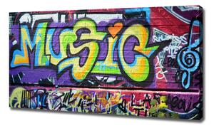 Moderní fotoobraz canvas na rámu Graffiti na stěně oc-35334912