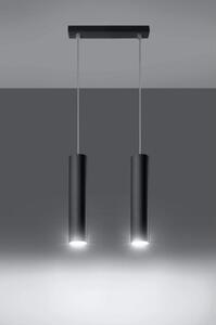 Lustr SOLLUX Lagos 2 GU10 2x40W bez zdroje SL.0328 černá