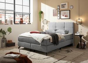 POSTEL BOXSPRING, 140/200 cm, šedá MID.YOU, Online Only