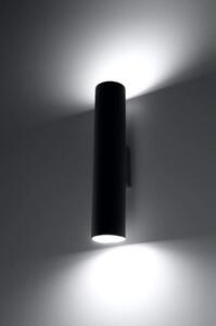 Nástěnné svítidlo SOLLUX Lagos 2 GU10 2x40W bez zdroje SL.0330 černá