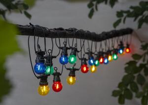 Barevný světelný party LED řetěz Star Trading Small Circus Filament, délka 8,55 m