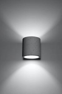 Nástěnné svítidlo SOLLUX Orbis G9 1x40W bez zdroje SL.0486 beton