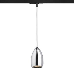 BABADES pro jednookr. lištu chrom 230V GU10 35W - RED - DESIGN RENDL