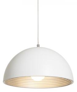 CARISSIMA 40 závěsná matná bílá/stříbrnošedá 230 E27 42W - RED - DESIGN RENDL