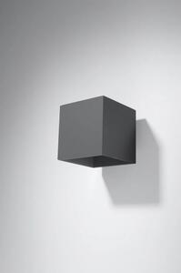 Nástěnné svítidlo SOLLUX Quad 1 G9 1x40W bez zdroje SL.0565 antracit