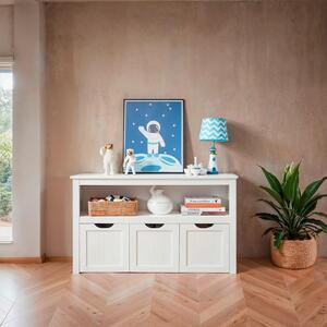 REGÁL DO DĚTSKÉHO POKOJE, bílá, 102/60/30 cm MID.YOU, Online Only