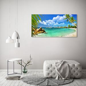 Foto obraz skleněný horizontální Seychely pláž osh-37245256
