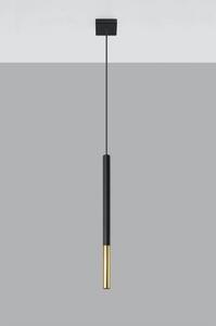 Lustr SOLLUX Mozaica 1 G9 1x40W bez zdroje SL.0891 černá/zlato