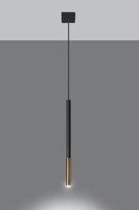 Lustr SOLLUX Mozaica 1 G9 1x40W bez zdroje SL.0891 černá/zlato