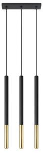 Lustr SOLLUX Mozaica 3l G9 3x40W bez zdroje SL.0892 černá/zlato