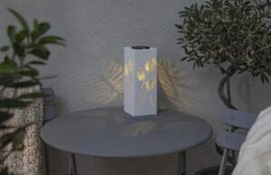 Bílá solární LED světelná dekorace z kovu Star Trading Albaleaf