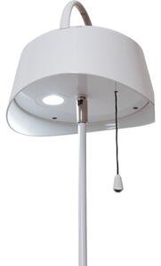 Bílá venkovní solární LED lampa Star Trading Cervia, výška 36 cm