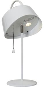 Bílá venkovní solární LED lampa Star Trading Cervia, výška 36 cm