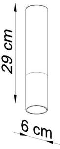 Stropní svítidlo SOLLUX Loopez GU10 1x40W bez zdroje SL.0945 černá/měď