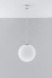 Lustr SOLLUX Ugo 30 E27 1x60W bez zdroje SL.0264 bílé sklo/chrom