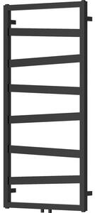 Mexen, Mexen Zoom dekorativní koupelnový radiátor 1100 x 530 mm, 376 W, černý - W130-1100-530-00-70