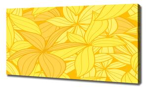 Foto obraz tištěný na plátně Žluté květiny pozadí oc-39162100