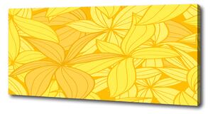 Foto obraz tištěný na plátně Žluté květiny pozadí oc-39162100