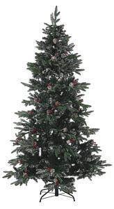 Zasněžený umělý vánoční stromek 180 cm zelený DENALI