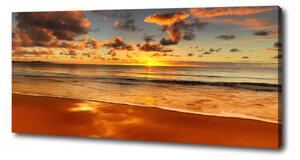 Foto obraz canvas Západ slunce pláž oc-40275478