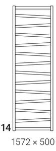 House Level Zet HZE1572500BILK Radiátor kombinovaný, 50x157,2 cm, bílá