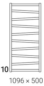 House Level Zet HLZE1090050S905B Radiátor kombinovaný, 50x109,6cm, černá soft