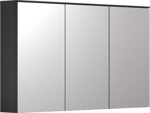 Synnax BD:Co.anthracite melamin, Fr.mirror sklo, zrcadlová skříňka