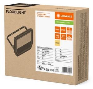 LED reflektor LEDVANCE FLOODLIGHT černý 41W/27W 6000lm/4000lm 3000K teplá bílá IP66