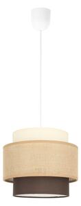 Brilagi - Lustr na lanku RESNA 1xE27/60W/230V pr. 20 cm béžová/černá