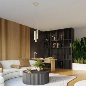 Závěsné svítidlo SOLLUX KARBON 3P krémová GU10 3x10W bez žárovek SL.1595