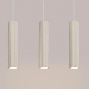 Závěsné svítidlo SOLLUX KARBON 3L krémová GU10 3x10W bez žárovek SL.1594