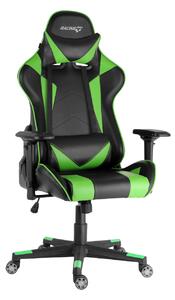 Herní židle RACING PRO ZK-028 černo-zelená